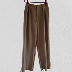Ralph Lauren Blue Label Beige Brown Wool Pants